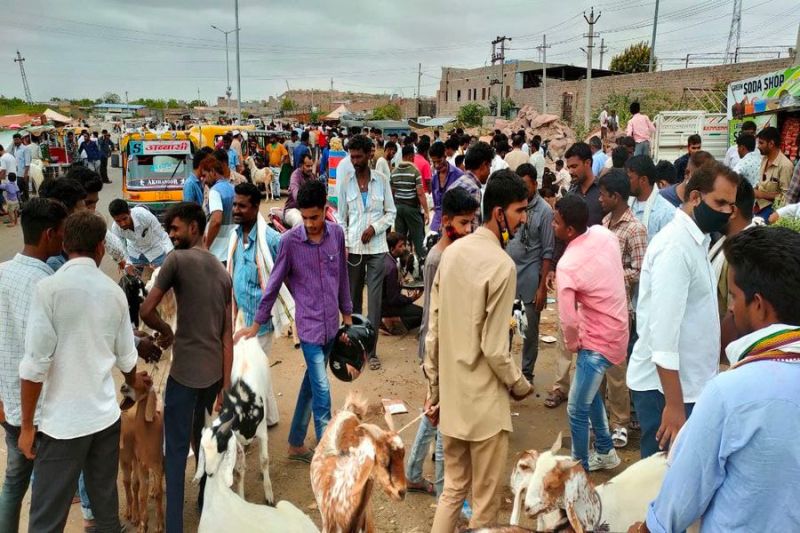 ईदुल अज्हा आज, देर रात तक बाजारों में छाई रौनक