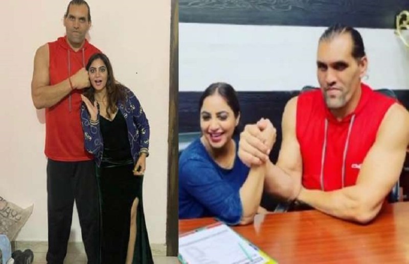 Arshi Khan wants to learn wrestling from The Great Khali