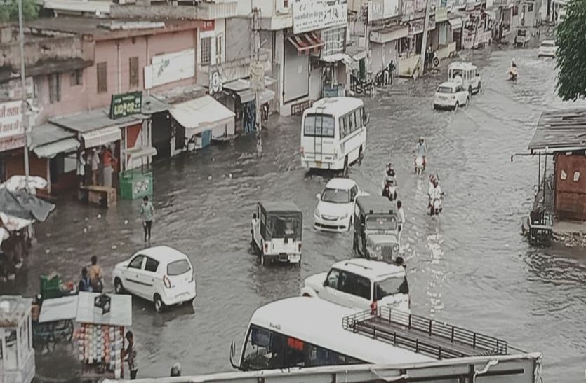 राजस्थान में आज अति भारी से अत्यंत भारी बरसात का अलर्ट
