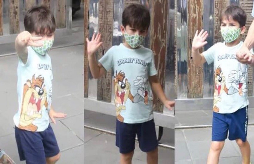 Taimur Ali Khan spotted out and about in Mumbai