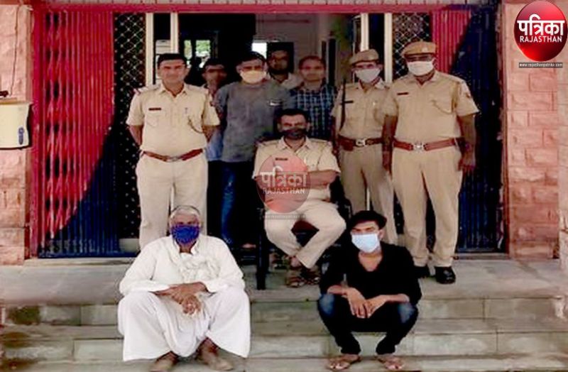 42 किलो अवैध डोडा-पोस्त के साथ पिता-पुत्र गिरफ्तार