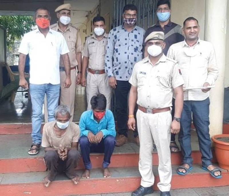 लहसुन चोर गिरोह का मास्टर माइंड सहित दो आरोपी गिरफ्तार