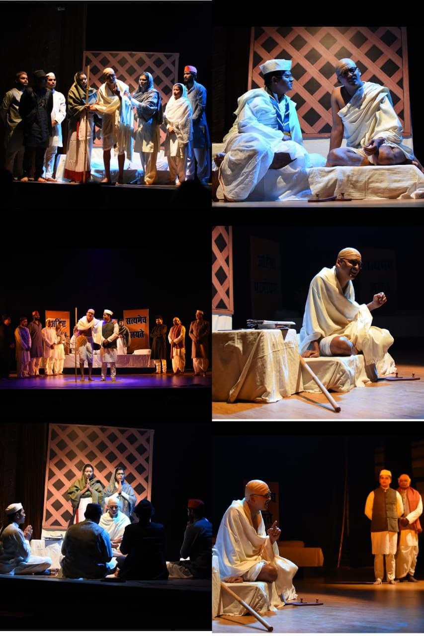 नाटक में दिखी 'गांधीजीÓ के अंतर्मन की पीड़ा