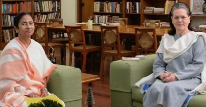 mamata banerjee and sonia gandhi