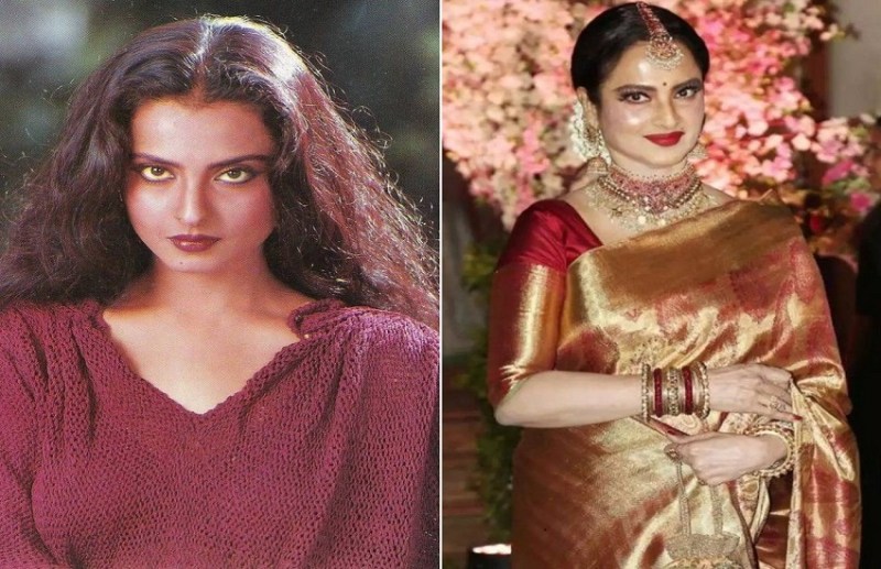 Bollywood Actress Rekha Beauty Secrets