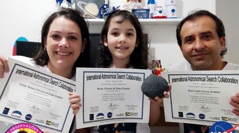 7 साल की बच्ची बनी दुनिया की सबसे छोटी एस्ट्रोनोमर