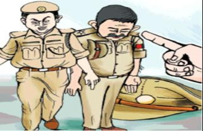 एसपी ने की बड़ी कार्रवाई, दागी इंस्पेक्टर अनिल और प्रभारी लखनलाल पटेल समेत 17 पुलिसकर्मी हुए लाइन अटैच