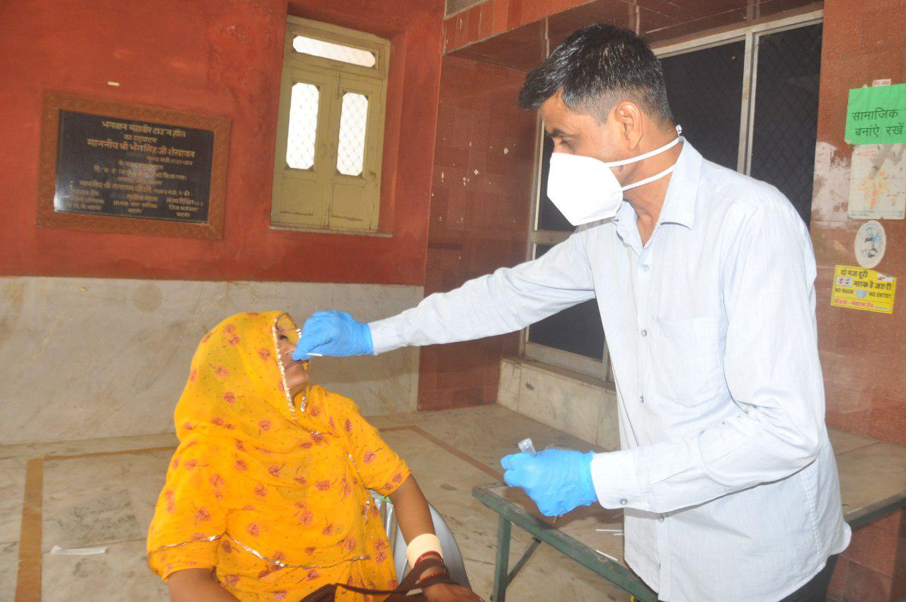 बाड़मेर: जुलाई में हर दिन मिला एक कोविड पॉजिटिव