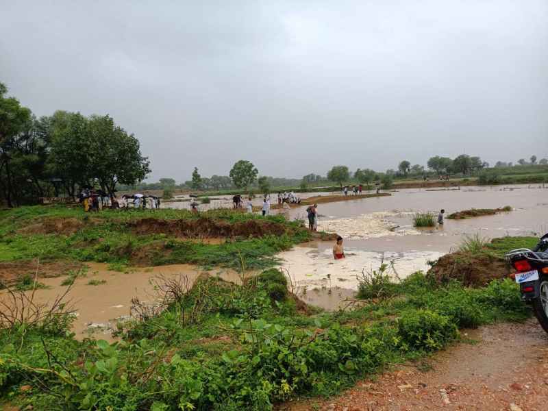 करौली-सपोटरा में भारी बारिश, पांचना के खोले 6 गेट