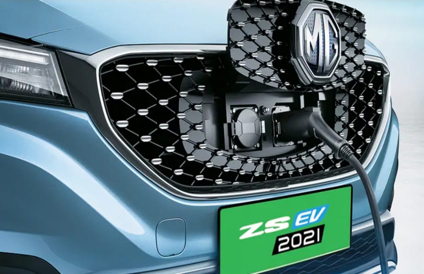MG New ZS EV car