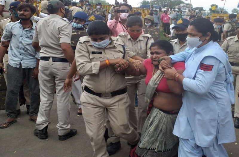 century mill kasrawad Khargone century mill Protest