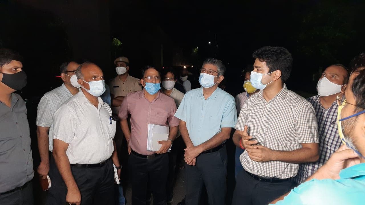 जेडीसी ने किया निर्माणाधीन एलिवेटेड रोड का दौरा