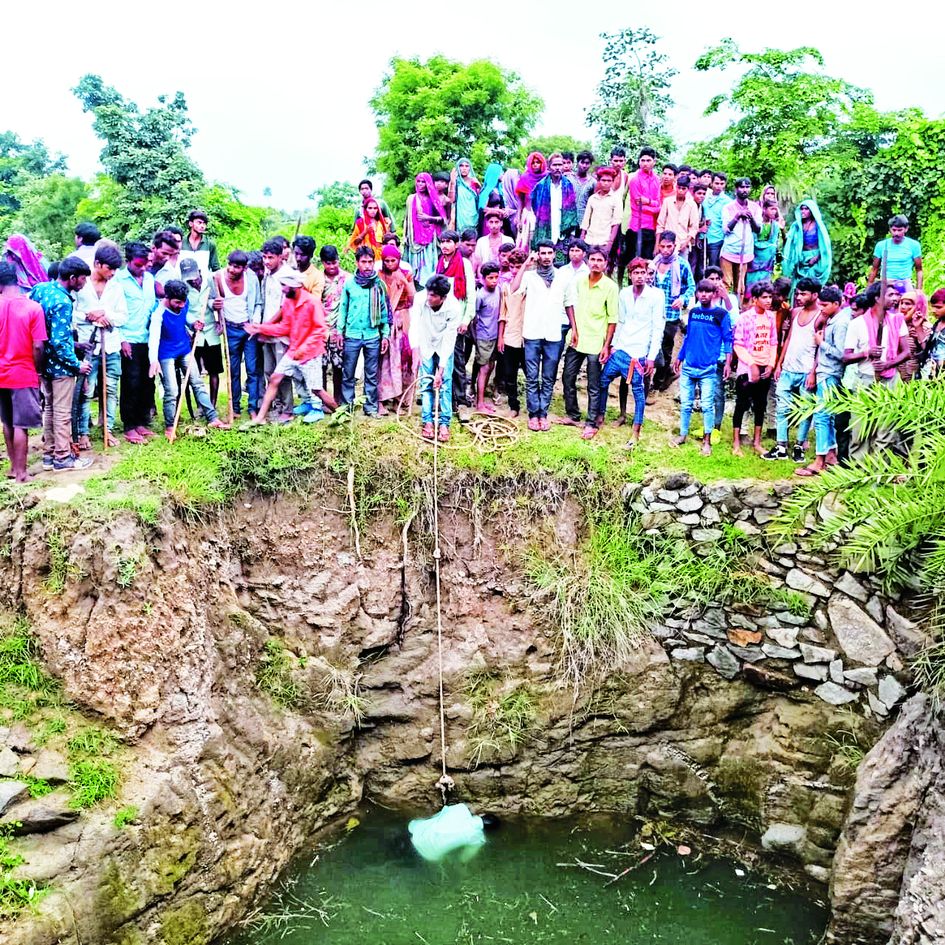 A young man running unconscious dies after falling into a well
