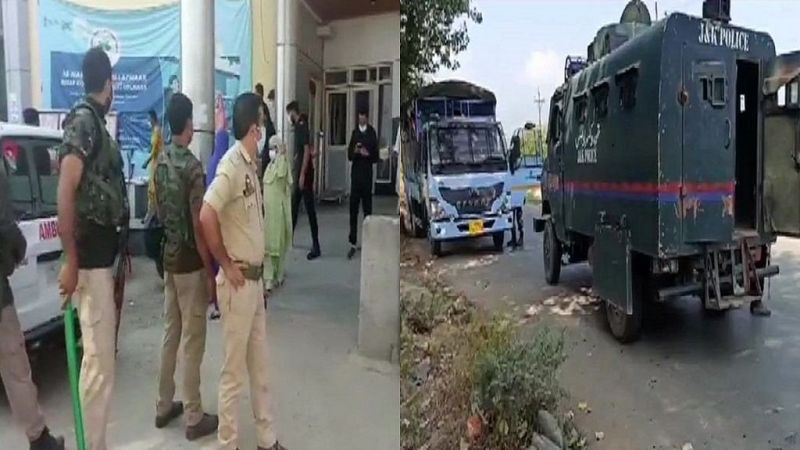 Jammu Kashmir terrorist attack on police at baramula on Article 370 second anniversary