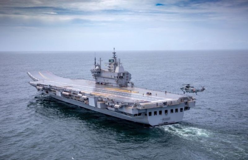 INS Vikrant: India's first indigenous ship lands at sea for trial
