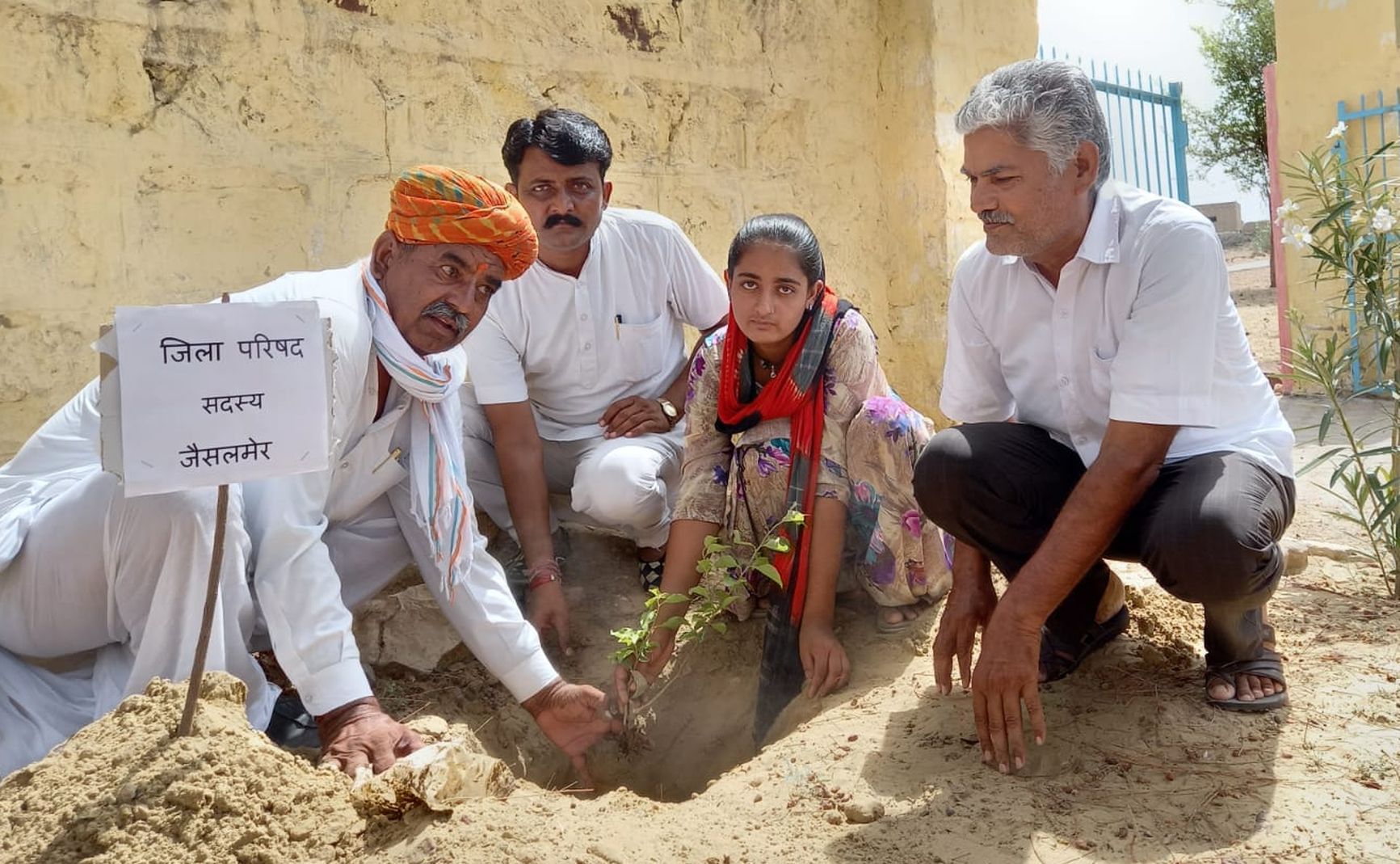 जगह-जगह रोपे गए पौधे, लिया पर्यावरण संरक्षण का संकल्प