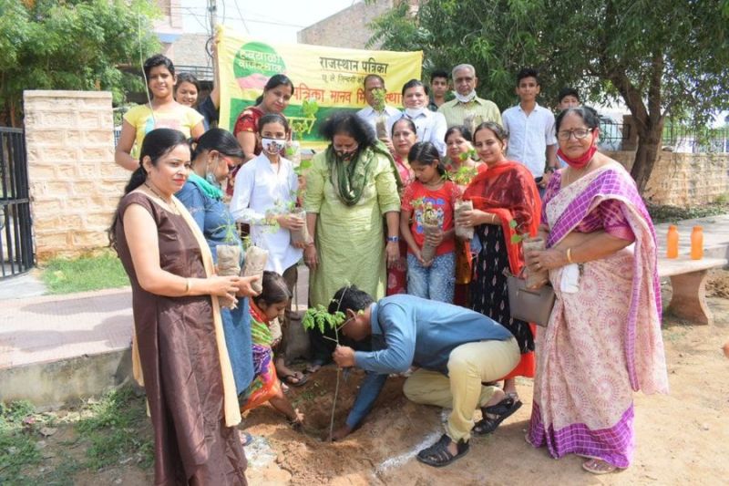 हाउसिंग बोर्ड के पार्क में हरयाळो राजस्थान