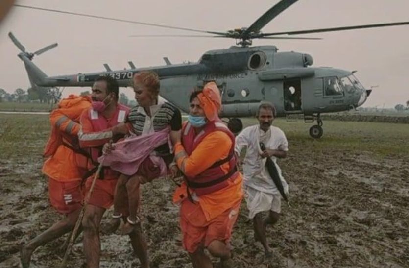 Army Rescue in Flood  : मध्यप्रदेश एवं राजस्थान की सीमा पर 6 घंटे चला रेस्क्यू ऑपरेशन, 187 को बाढ़ से बचाया