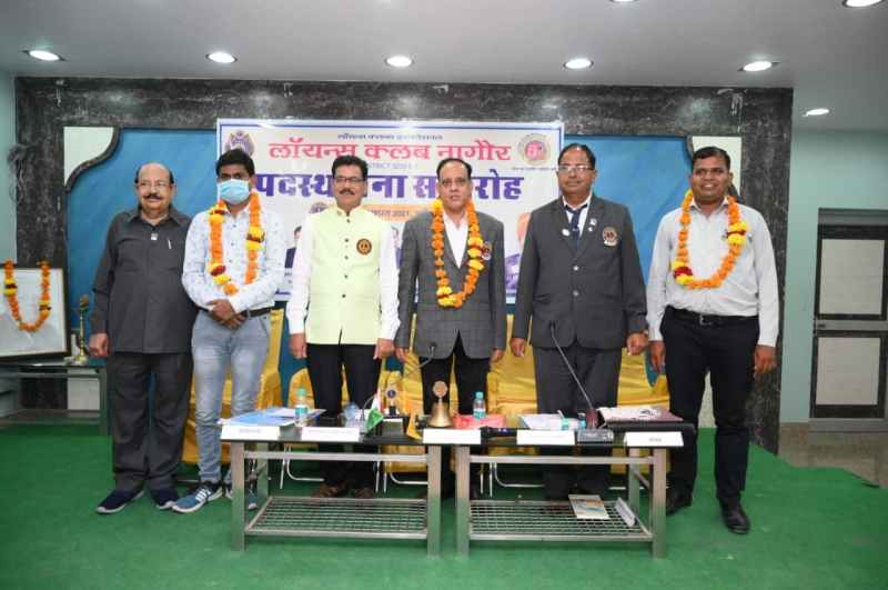 Oath administered to the new office bearers of Lions Club