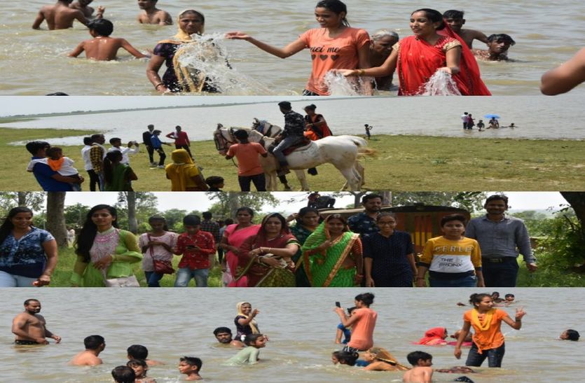 हरियाली अमावस्या पर पिकनिक स्पॉट्स पर चहल-पहल