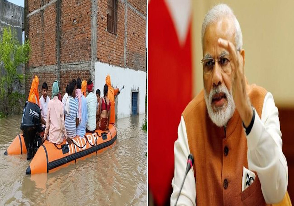 Varanasi Flood Water Rain Havoc PM Modi took stock of situation