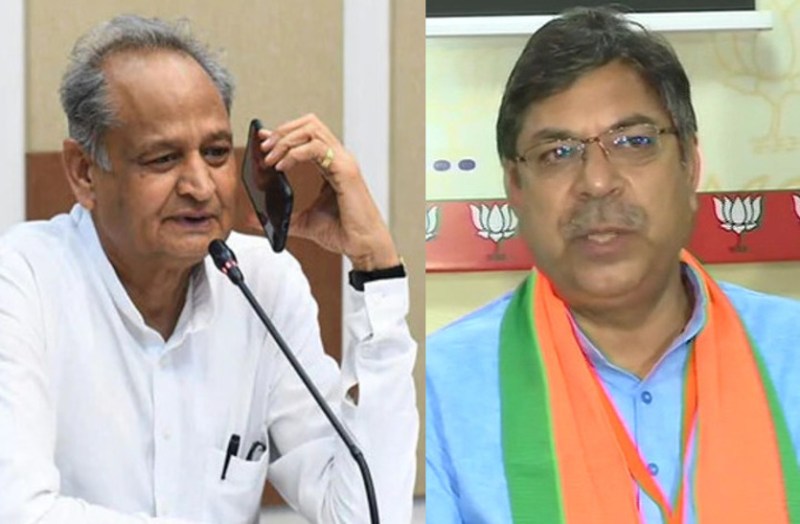 BJP Satish Poonia takes on CM Ashok Gehlot, latest updates