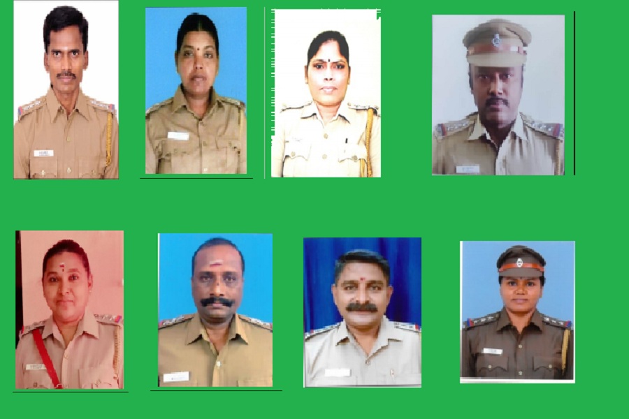 8 police personnel from TN for HM’s medal for excellence in investigation