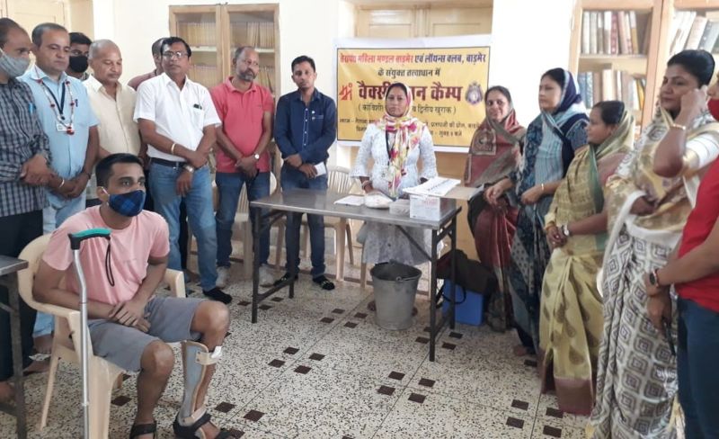 शिविर में 201 लोगों ने लगवाई कोरोना वैक्सीन