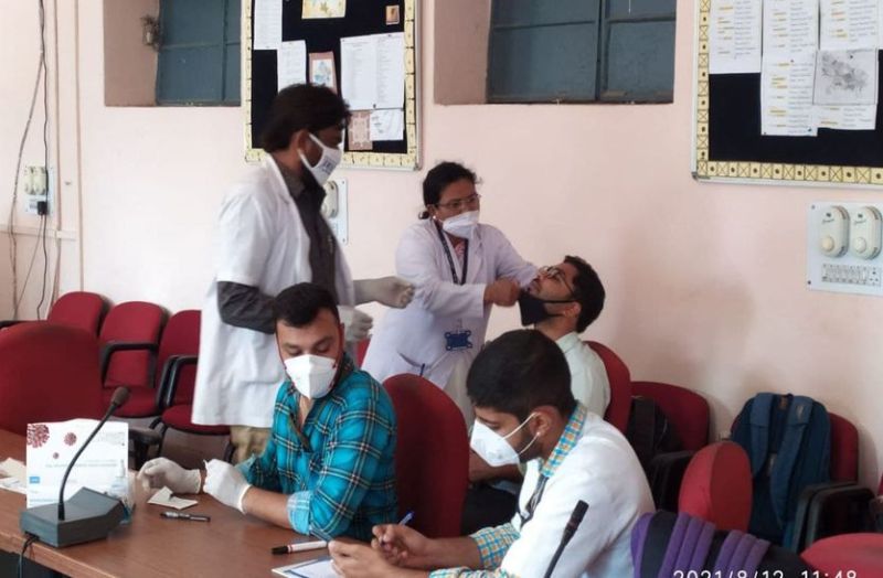 कोरोना: रीजनल कॉलेज का कर्मचारी पॉजिटिव, खजूरवाड़ा में सर्वे