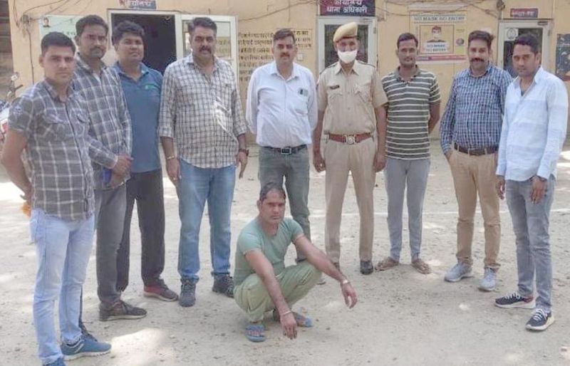 राजगढ़ के गोविंददेवजी के मंदिर में रहने वाला तांत्रिक गिरफ्तार