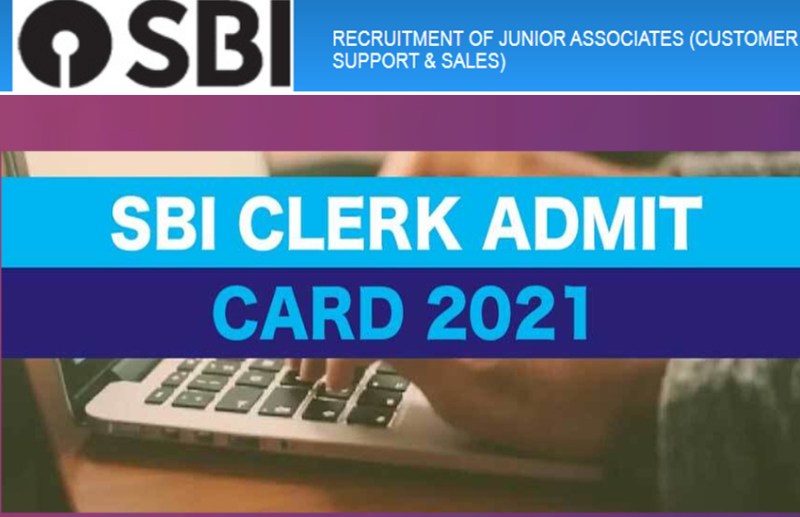 sbi clerk admit card 2021 released