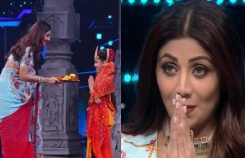 Shilpa Shetty Performs Kanjak Pooja on Super Dancer 4