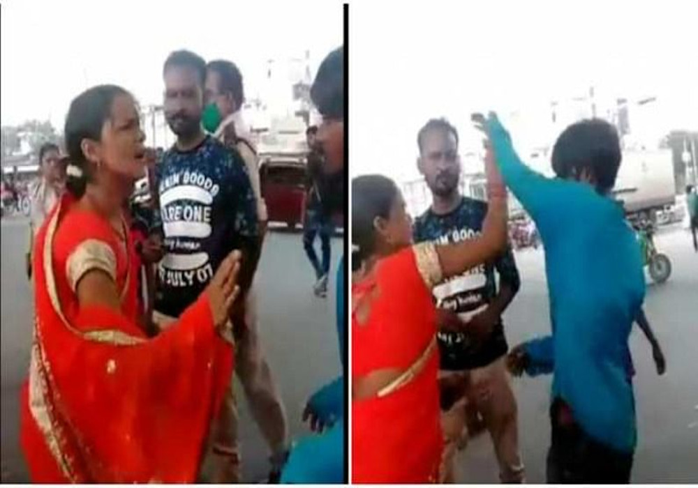 After One Thappad incident another Slap Incident in Lucknow