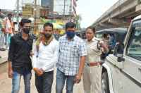 The accused who made illegal recovery from bus-auto on remand