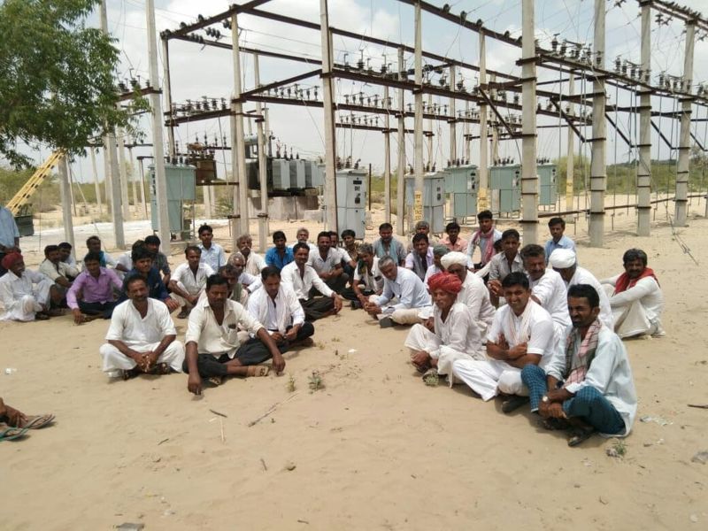 बाड़मेर में बॉर्डर पर किसानों का धरना, जाने क्यूं