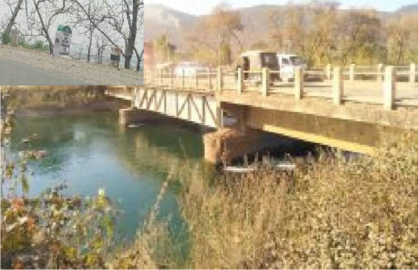 रीवा सीधी शहडोल मार्ग पर बना पुल