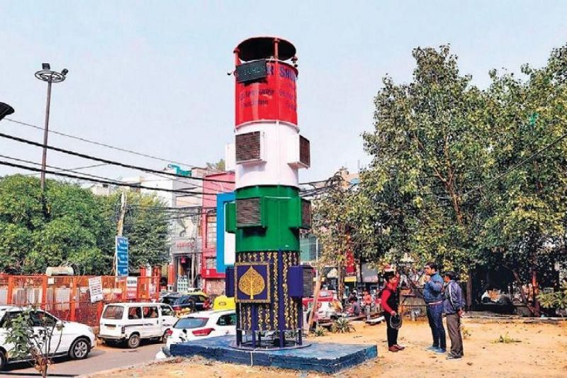 Smog Tower in Delhi