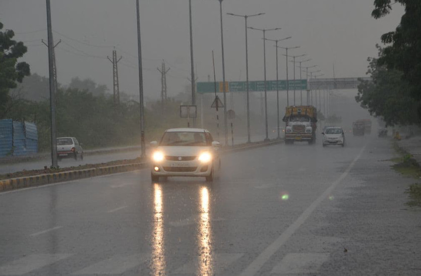 राजस्थान के 23 जिलों में शनिवार को भारी बारिश, 6 में अति भारी बारिश
