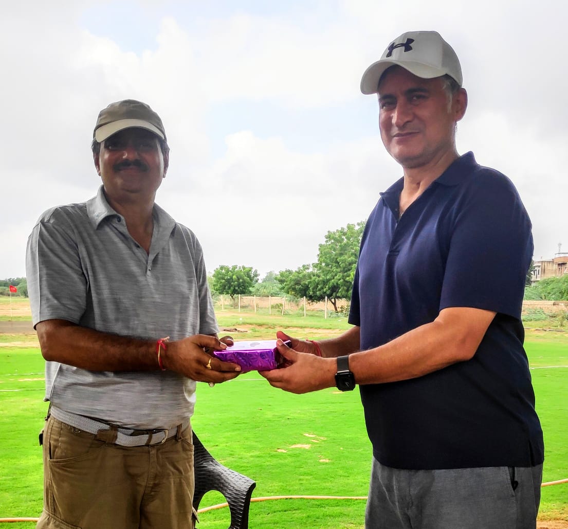 SPORTS--गजेन्द्र ने जीता गोल्फ मेडल राउण्ड