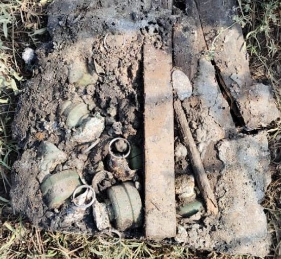 six Chinese grenade found in srinagar at Jammu Kashmir