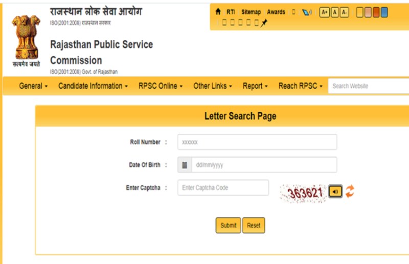 rpsc14.jpgRPSC Interview Letter 2021