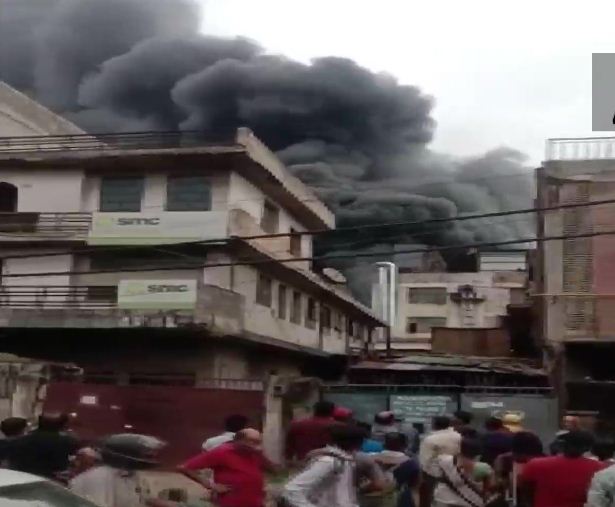 Delhi Fire Breaks Out at Mayapuri Area
