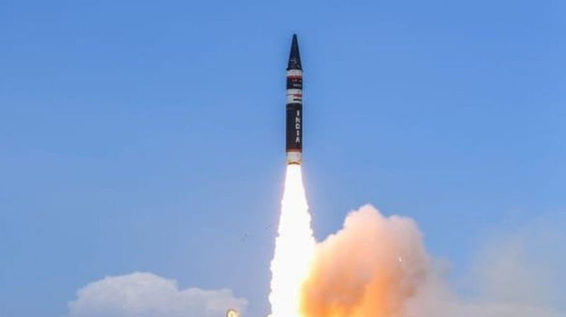 agni 5 missile test