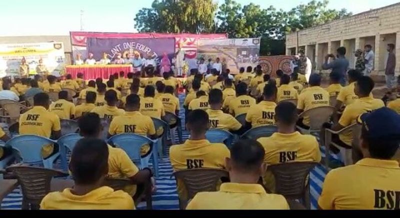 जम्मू से रवाना हुई साइकिल रैली पहुंची शिव, किया स्वागत