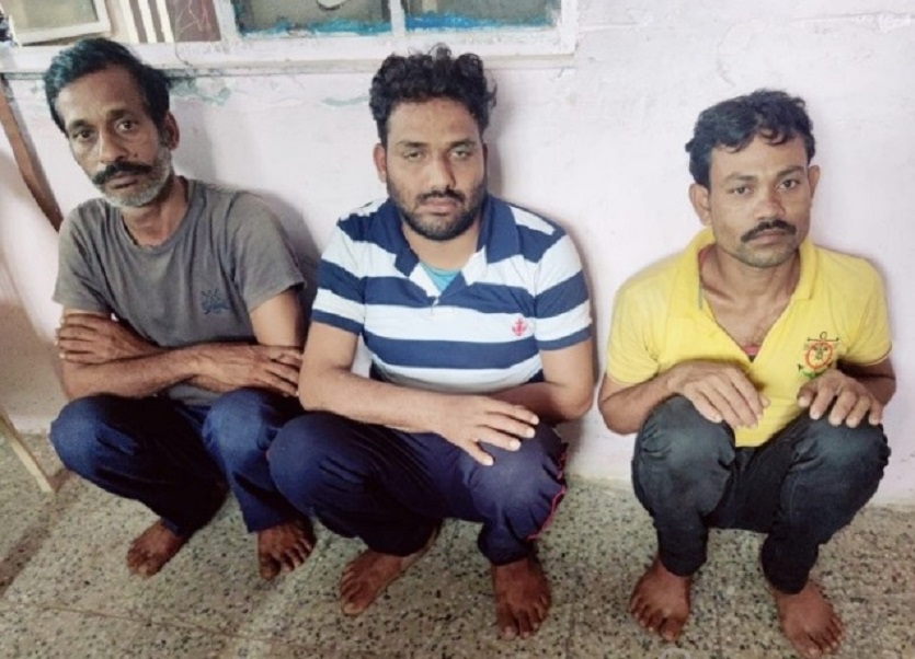 तीन शातिर नकबजन सहित पांच बदमाश गिरफ्तार