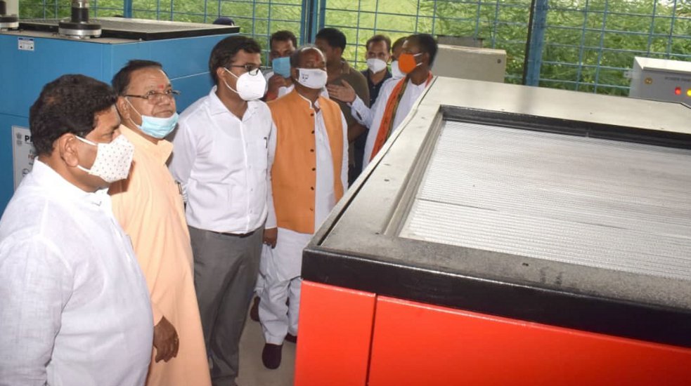 MLA inaugurated oxygen plant in Singrauli district hospital