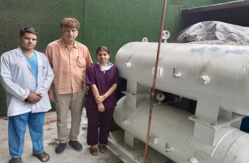 ऑक्सीजन प्लांट की स्थापना