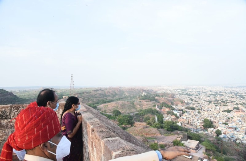 Vice President M Venkaiah Naidu mehrangarh fort visit
