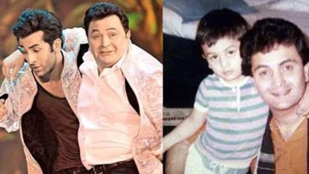 RIshi Kapoor fell down on Rajumar Hirani mother feet for Ranbir Kapoor
