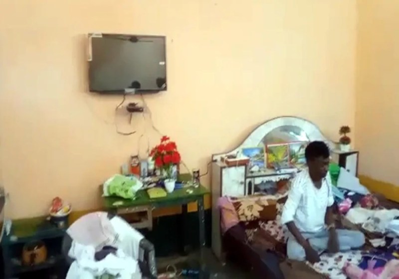 Headmaster Suspended for Bringing Bed TV Making School his Shelter